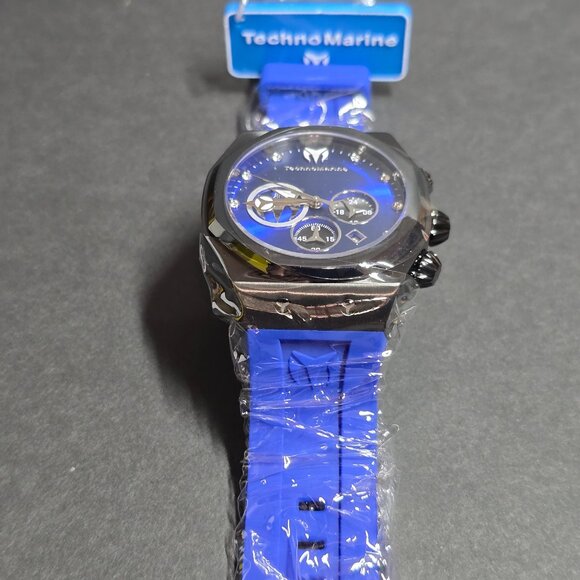 TechnoMarine Reef Sun Men's Watch - 45mm, Blue (TM-523001) - Picture 4 of 13